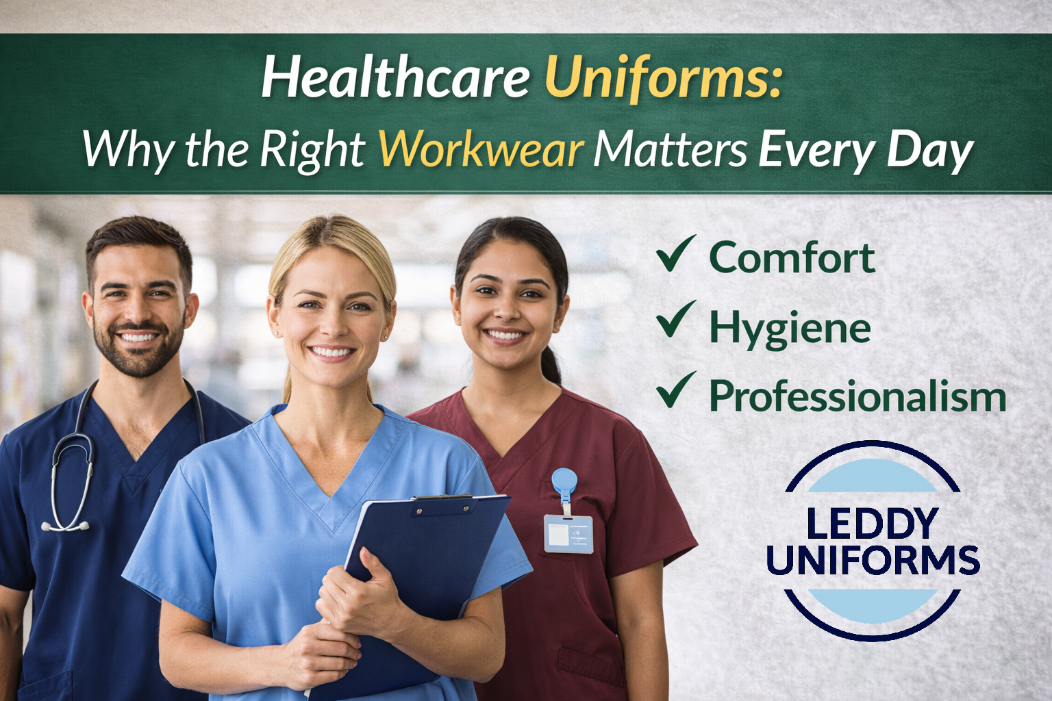 Healthcare Uniforms: Why the Right Workwear Matters Every Day.