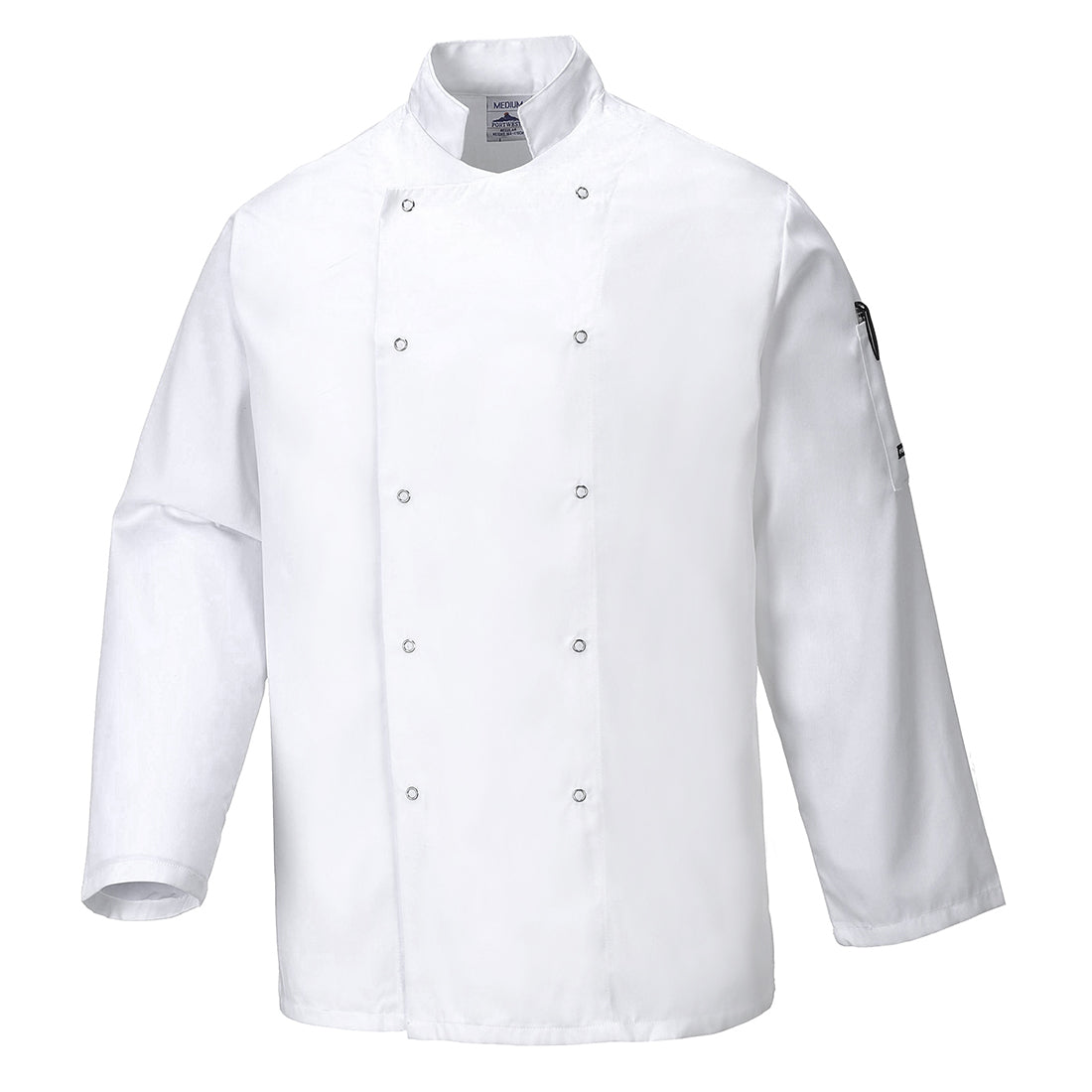 C833 – Suffolk Chefs Jacket – Long Sleeve – White