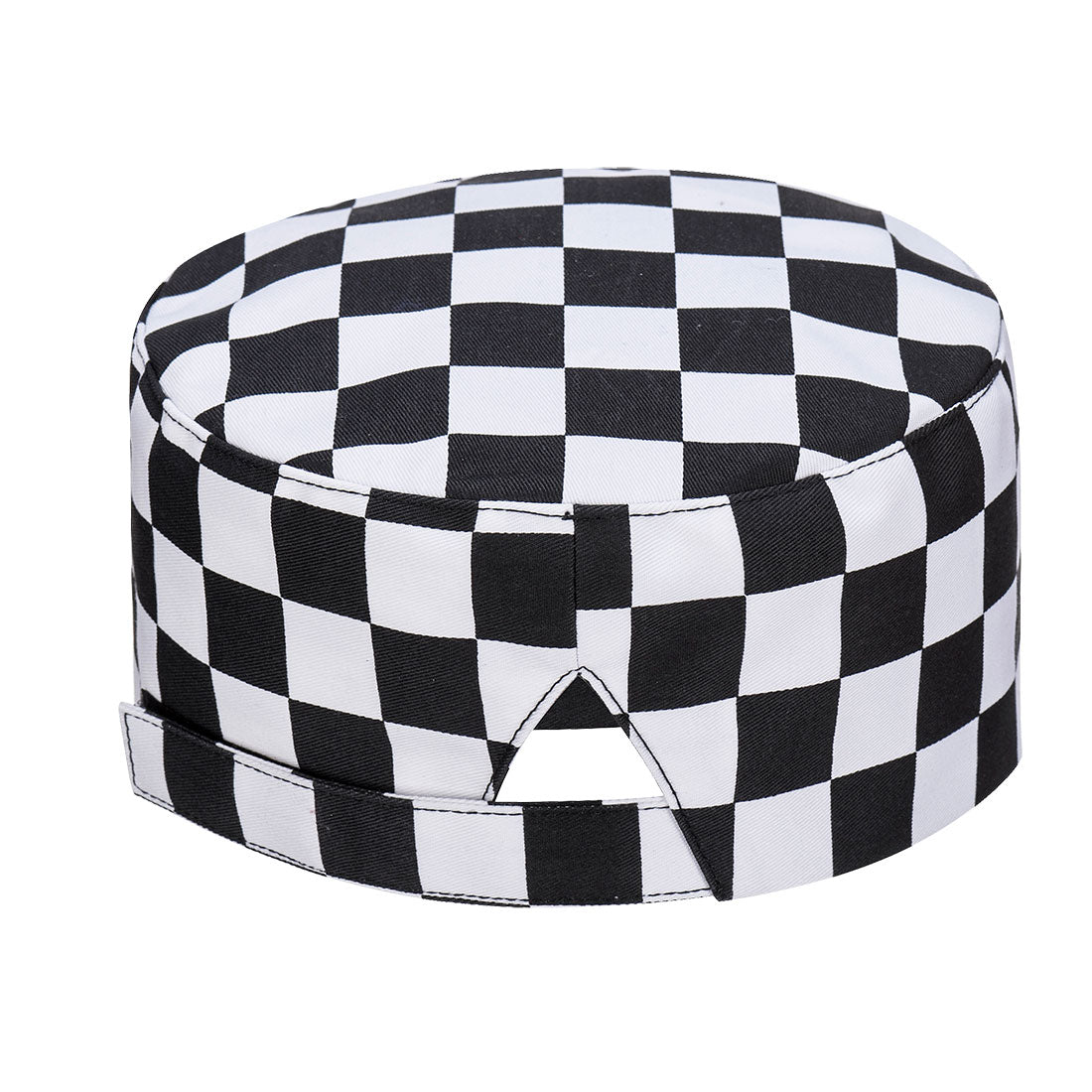 S895 – Harrow Chefs Skull Cap Chessboard