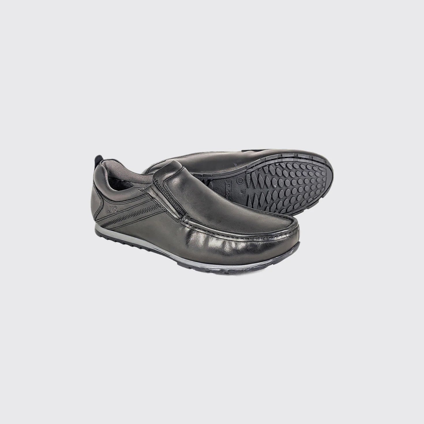 Kobe Slip-on Leather Shoe - Black
