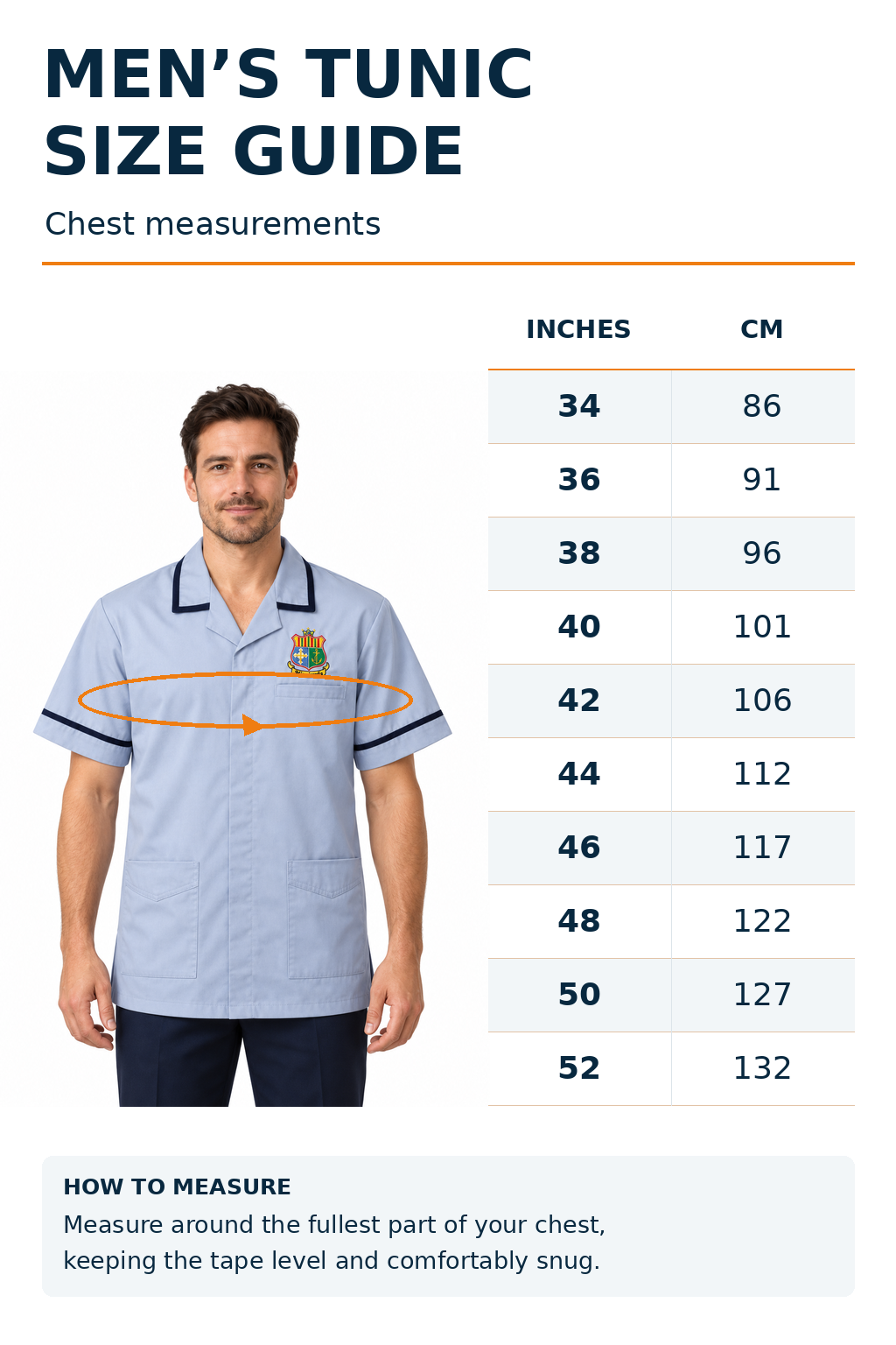 Mater Hospital Staff Nurse – Male Scrub Tunic
