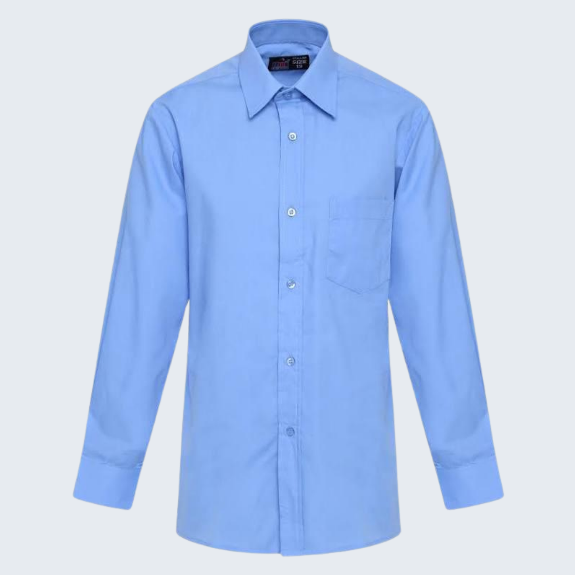 Shirts Long Sleeve Boys – Blue (Primary School)