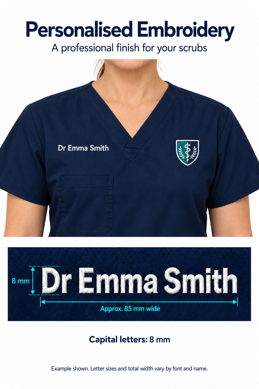 Custom Name Embroidery