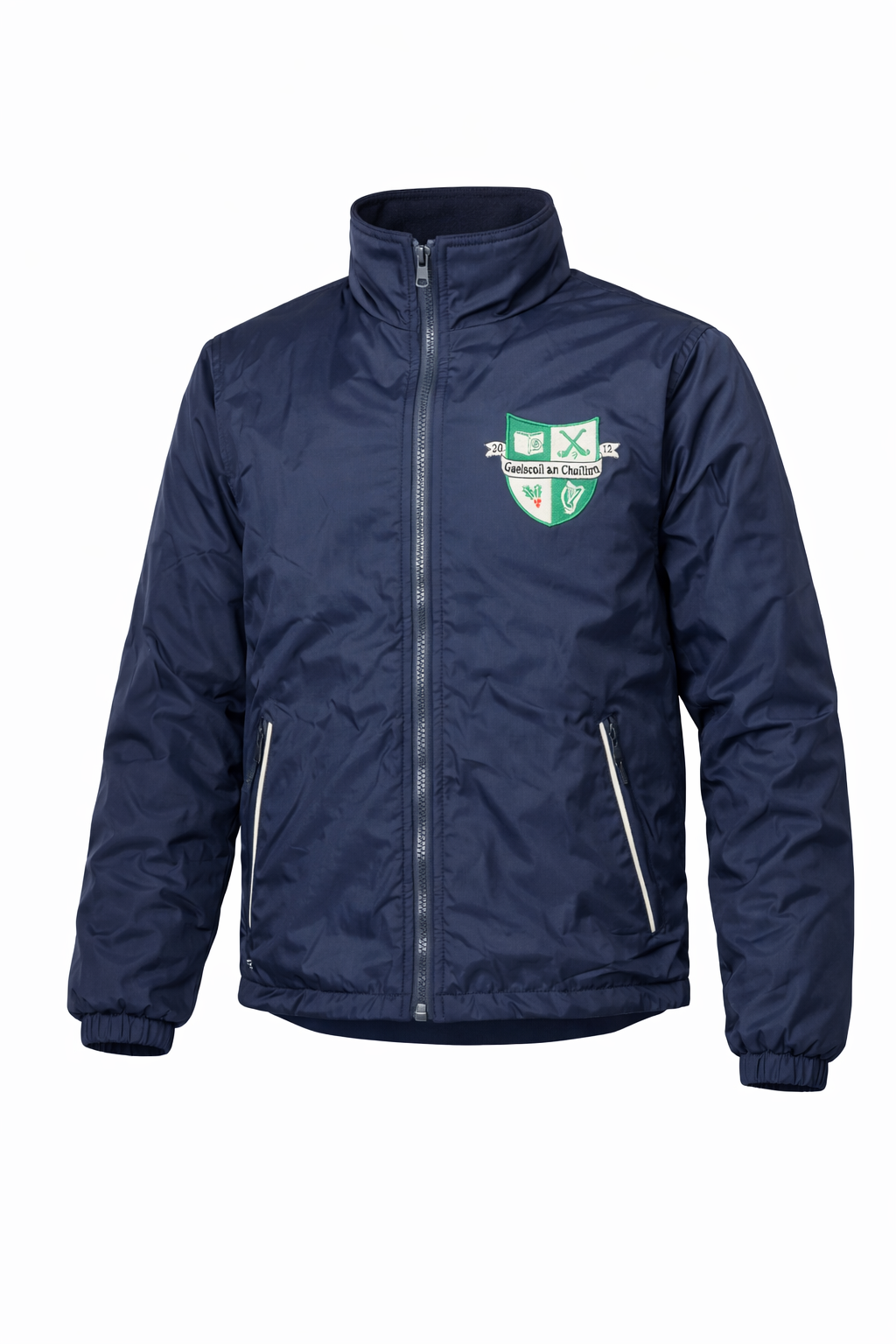 Gaelscoil An Chuilinn Reversible Waterproof Jacket – Fleece Lined