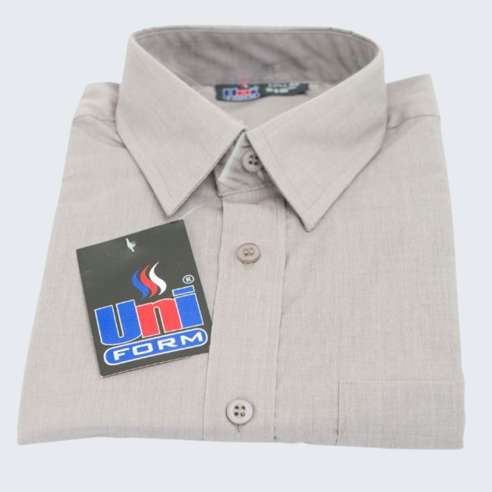 Shirts Long Sleeve Boys - Grey (Primary School)