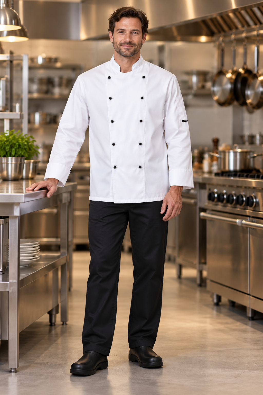 Portwest Chef's Drawstring Trousers - Black C070