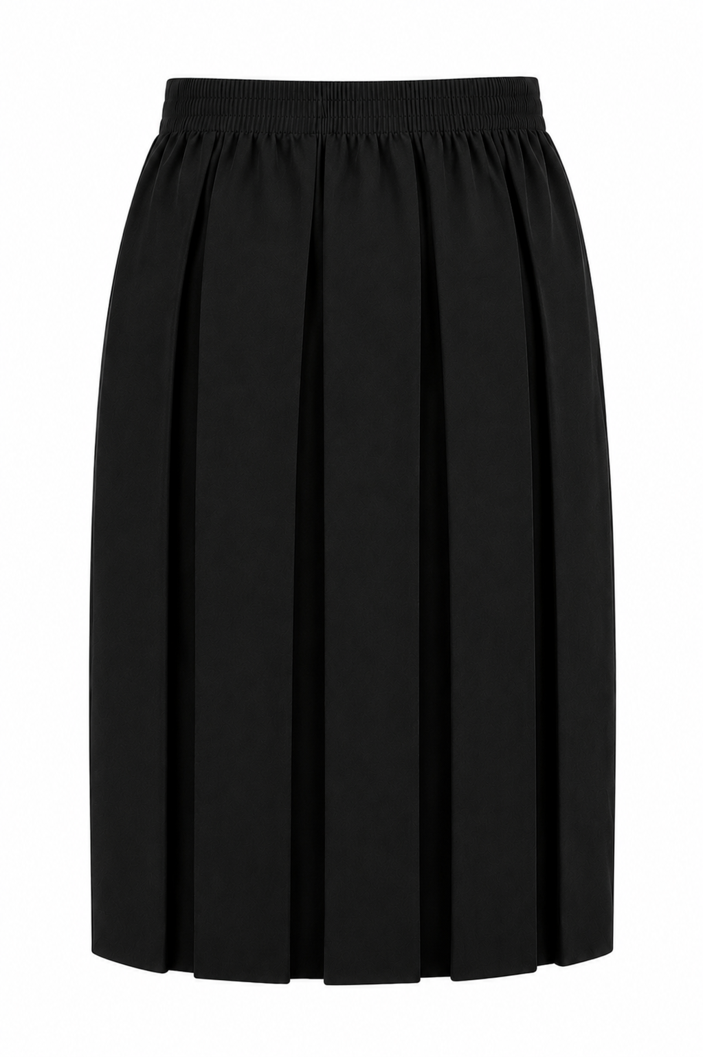 Black skirt on a white background
